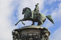 Monument à Nicholas I à St Petersburg photos stock Monument à Nicholas I à St Petersburg photos stock