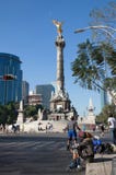 Monumento de Indipendence, Cidade do México imagens de stock Monumento de Indipendence, Cidade do México imagens de stock