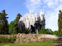 Monumento de Sibelius fotos de archivo Monumento de Sibelius fotos de archivo