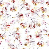 Mooi waterverfpatroon van bladeren Geschilderd met de hand gemaakt mooie naadloze textuurafdruk als achtergrond royalty-vrije illustratie Mooi waterverfpatroon van bladeren Geschilderd met de hand gemaakt mooie naadloze textuurafdruk als achtergrond royalty-vrije illustratie
