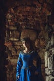 Mooie Eleanor van Aquitaine, hertogin en koningin van Engeland en Frankrijk op Hoge Middeleeuwen stock afbeelding Mooie Eleanor van Aquitaine, hertogin en koningin van Engeland en Frankrijk op Hoge Middeleeuwen stock afbeelding