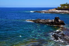 Mooie kustmening van het strand van Playa Paraiso met turkoois oceaanwater op Tenerife, Canarische Eilanden, Spanje Stock Foto Mooie kustmening van het strand van Playa Paraiso met turkoois oceaanwater op Tenerife, Canarische Eilanden, Spanje Stock Foto