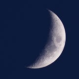 Half Moon in night blue sky stock photo Half Moon in night blue sky stock photo