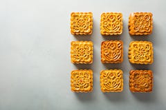 Mooncakes för traditionell kines royaltyfri bild Mooncakes för traditionell kines royaltyfri bild