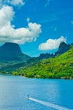 Moorea wyspy, Cook zatoka, Francuski Polynesia Zdjęcia Stock
