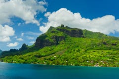Moorea wyspy, Cook zatoka, Francuski Polynesia Zdjęcie Royalty Free