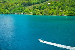 Moorea wyspy, Cook zatoka, Francuski Polynesia Obraz Royalty Free