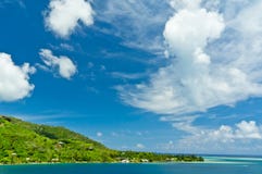 Moorea wyspy, Cook zatoka, Francuski Polynesia Obraz Royalty Free