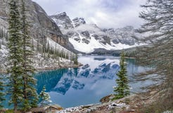 Morain lake in the Canadian Rockies