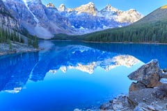Moraine Lake Royalty Free Stock Photo Moraine Lake Royalty Free Stock Photo