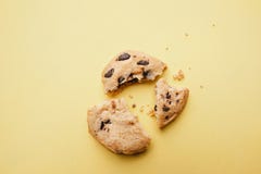 Morceaux de biscuit cassé, régime, partie, partageant photographie stock Morceaux de biscuit cassé, régime, partie, partageant photographie stock
