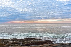 Morning Rising Off Ocean Of Maine Stock Photography Morning Rising Off Ocean Of Maine Stock Photography