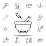 Mortel magi, medicinsk ?versiktssymbol beståndsdelar av den magiska illustrationlinjen symbol tecknet symboler kan användas för r vektor illustrationer Mortel magi, medicinsk ?versiktssymbol beståndsdelar av den magiska illustrationlinjen symbol tecknet symboler kan användas för r vektor illustrationer