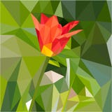 Mosaico rojo del tulipán libre illustration Mosaico rojo del tulipán libre illustration