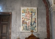 Mosaik durch Mattioni innerhalb der Esztergom-Basilika, Ungarn lizenzfreie stockbilder Mosaik durch Mattioni innerhalb der Esztergom-Basilika, Ungarn lizenzfreie stockbilder