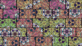 Mosaik kaleidoskopisches vj nahtlose Schleife stock video footage Mosaik kaleidoskopisches vj nahtlose Schleife stock video footage