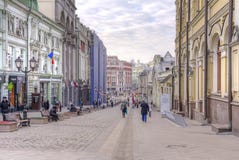 moscou Kuznetsky la plupart de rue image libre de droits moscou Kuznetsky la plupart de rue image libre de droits
