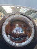 MOSCOU, RÚSSIA - 05 07 2018: Nave espacial, unidades e equipamento de Rússia no museu de espaço imagem de stock royalty free MOSCOU, RÚSSIA - 05 07 2018: Nave espacial, unidades e equipamento de Rússia no museu de espaço imagem de stock royalty free