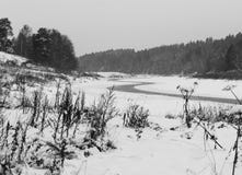 Moscow river in winter royalty free stock images Moscow river in winter royalty free stock images