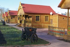 Moscow, Russia, Kolomenskoye Park, cafe stock image Moscow, Russia, Kolomenskoye Park, cafe stock image