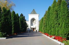 MOSKAU, RUSSLAND - 21. September 2015: Kloster St. Daniel in MOS Stockbilder MOSKAU, RUSSLAND - 21. September 2015: Kloster St. Daniel in MOS Stockbilder