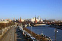 moskou De Dijken van Moskou Het Kremlin stock afbeelding moskou De Dijken van Moskou Het Kremlin stock afbeelding
