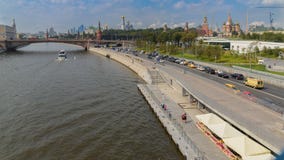 Moskvoretskaya embankment and Bolshoy Moskvoretsky bridge, Moscow river, Moscow, Moscow, Russia royalty free stock image Moskvoretskaya embankment and Bolshoy Moskvoretsky bridge, Moscow river, Moscow, Moscow, Russia royalty free stock image