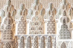 Moské för detaljkonung Hassan II, Casablanca Arkivbilder Moské för detaljkonung Hassan II, Casablanca Arkivbilder