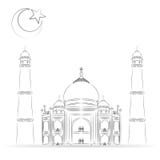 Mosque illustration, hand drawn, sketch minaret, muslim royalty free illustration Mosque illustration, hand drawn, sketch minaret, muslim royalty free illustration