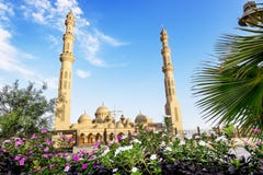 The mosque in the town of Hurghada in Egypt royalty free stock images The mosque in the town of Hurghada in Egypt royalty free stock images