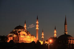Mosquée de Suleymaniye dans Ramadan photos stock Mosquée de Suleymaniye dans Ramadan photos stock