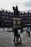 The most popular square of the city visited by tourists and guests of Madrid Plaza Mayor Stock Photos The most popular square of the city visited by tourists and guests of Madrid Plaza Mayor Stock Photos