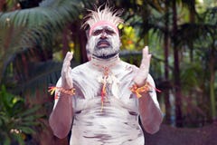 Mostra aborígene da cultura em Queensland Austrália imagens de stock Mostra aborígene da cultura em Queensland Austrália imagens de stock