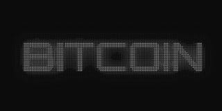 Mot de Bitcoin de gamme de gris de vecteur construit avec des nombres Bitcoin, transfert de blockchain Représentation de code inf illustration stock Mot de Bitcoin de gamme de gris de vecteur construit avec des nombres Bitcoin, transfert de blockchain Représentation de code inf illustration stock