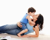 Mother And Her Son Royalty Free Stock Images