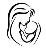 Mother and baby symbol
