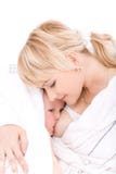 Mother breast feeding her baby girl royalty free stock images Mother breast feeding her baby girl royalty free stock images