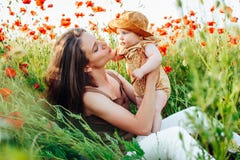 Mother`s Day and daughters. Advertising family values and traditions. royalty free stock photography Mother`s Day and daughters. Advertising family values and traditions. royalty free stock photography