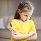 Mother scolds her daughter. Family relationships. The education of the child. royalty free stock images Mother scolds her daughter. Family relationships. The education of the child. royalty free stock images
