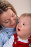 Mother With Handicapped Child Royalty Free Stock Photography Mother With Handicapped Child Royalty Free Stock Photography