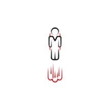 Motivatie, held 2 rassenbarrièrepictogram Eenvoudig gekleurd hand getrokken element van illustratie het ontwerp van de heldenover royalty-vrije illustratie Motivatie, held 2 rassenbarrièrepictogram Eenvoudig gekleurd hand getrokken element van illustratie het ontwerp van de heldenover royalty-vrije illustratie