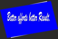 Motivation and colorful design quote better efforts better result stock illustration Motivation and colorful design quote better efforts better result stock illustration