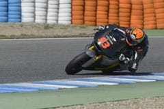 Moto2 test at Jerez racetrack - Day 2. royalty free stock photo Moto2 test at Jerez racetrack - Day 2. royalty free stock photo