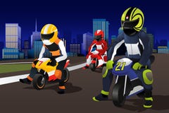 Motocicleta que monta de la gente libre illustration Motocicleta que monta de la gente libre illustration