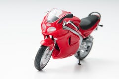 Motociclo rosso Immagine Stock Motociclo rosso Immagine Stock