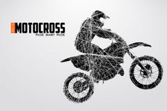 Motocross drivers silhouette. Vector illustration royalty free illustration Motocross drivers silhouette. Vector illustration royalty free illustration