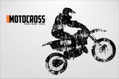 Motocross drivers silhouette. Vector illustration royalty free illustration Motocross drivers silhouette. Vector illustration royalty free illustration