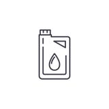 Motor oil linear icon concept. Motor oil line vector sign, symbol, illustration. royalty free illustration Motor oil linear icon concept. Motor oil line vector sign, symbol, illustration. royalty free illustration