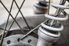 Motor Vehicle Shock Absorbers of Motorcycle. stock photos Motor Vehicle Shock Absorbers of Motorcycle. stock photos