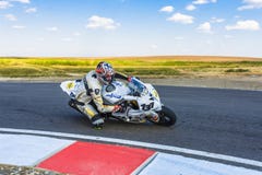 Motorcyclist Racing royalty free stock images Motorcyclist Racing royalty free stock images